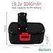 Reoben 3.0Ah Ni-Mh Replace for Craftsman 19.2 Volt Battery 1323903 130279005 C3 11375 1323517 315.115410 315.11485 Craftsman 19.2v Battery 2 Pack