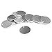 GazeKu Blank Stamping Tags, W/Hole, Aluminum .063 Inch (14 Ga.) (1 Inch Round)