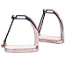 Coronet Fillis Peacock Safety Stirrup Irons with Pad, 4-Inch