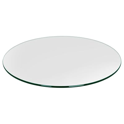 TroySys 3/8" Thick Round Circle Glass Table Top (20")