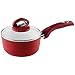 Bialetti Aeternum 10 Piece Nonstick Cookware Set, Ceramic Interior, Red
