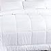 puredown Alternative Comforter, Duvet Insert, 300 Thread Count, Cotton Shell, White, Twin/Twin XLarge