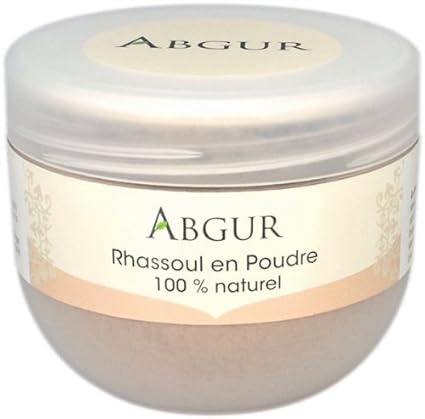 100% Natürliche und Reine Tonerde Heilerde Rhassoul Pulver aus Marokko Für Gesicht Haare und Körper Als Badezusatz Für Männer