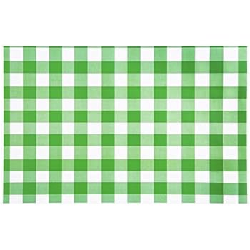 paper placemats table checkered mats gingham pk decor