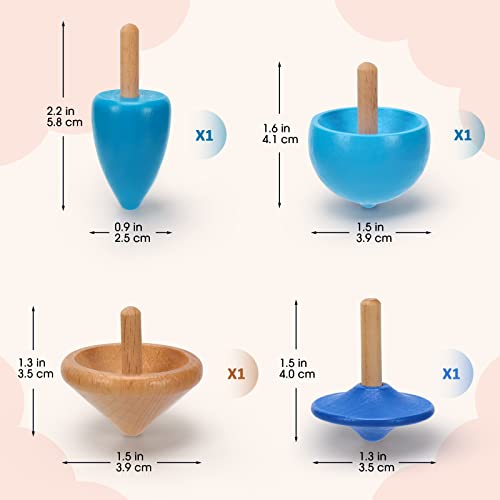 Wooden Spinning Top,Wooden Spinner Toys,Montessori Wooden Toy,Spinning