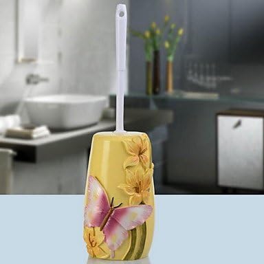 XUEXIN Butterflies and Flowers Toilet Brush Holder Resin /Contemporary