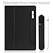 iPad Pro 9.7 Case, [Corner Protection] CaseCrown Bold Standby Pro (Black) Case w/Apple Pencil Holder for iPad Pro 9.7 Inch 2016 - Sleep/Wake, Hand Grip, Multi-Angle Viewing Stand