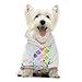 Fitwarm Mermaid Dog Hoodies Clothes Hooded Coat Pet Sweatshirts Cat Jackets Medium
