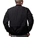 MCCKLE Men`s Zip Hip Hop Varsity Baseball Bomber jacket, Black, Tag XXL, US X-Large