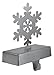 Pennsylvania Christmas Company PCC Silver Snowflake Stocking Hanger 4-Pack