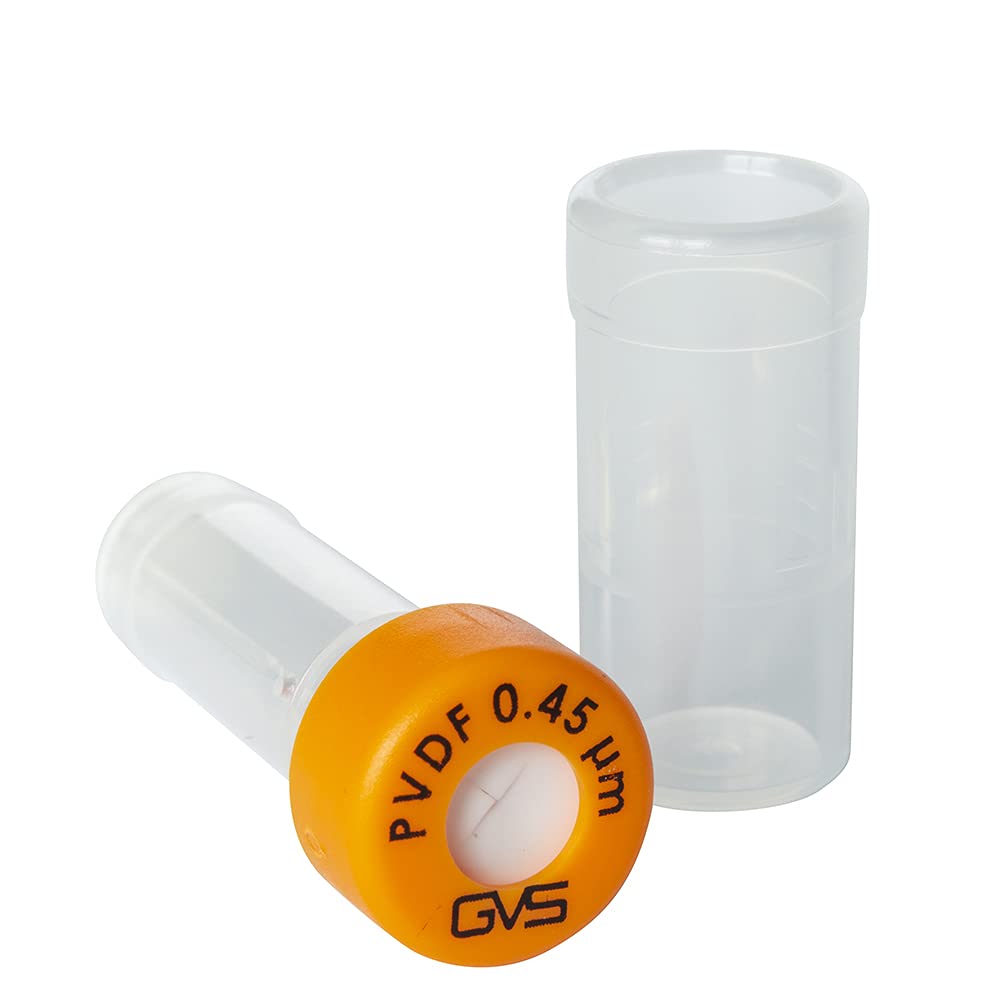 GVS Filter Technology, SEPARA Syringeless filter vial, PVDF Membrane, 0.45µm, 100/pk
