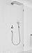 hansgrohe PuraVida Avantgarde Minimalist Volume and Auto Temperature Control 2-Handle 6-inch Wide Thermostatic Shower Trim for Rough-in Valve with Diverter in Chrome, 15771001