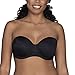 Vanity Fair Women's Beauty Back Strapless Full Figure Underwire Bra 74380, Midnight Black, 44C