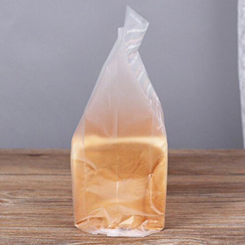 BESTONZON 100pcs Non-Toxic Plastic Bags for Bags Cookie Chocolate Candy Cake Snack Take Out Bags Takeaway Bags- 18x25CM - Thumbnail 4