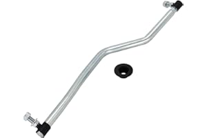 Molloparts Drag Link 194740 532194740 Left Hand Steering Riding Mower 597047801 597047802 Compatible with Craftsman Husqvarna Sears Poulan WeedEater Lawn Tractor Drag Link with Rubber Dust Cap 194740