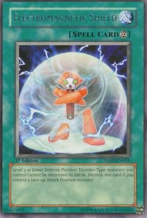 Yu-Gi-Oh! - Electromagnetic Shield (TSHD-EN055) - The Shining Darkness - 1st Edition - Rare