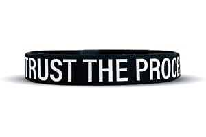 ELITE ATHLETIC GEAR Motivational Wristbands - Standard & Youth Sizes! Perfect for Fitness, Sports, Work, Life. Wear Your Motivation! Sold Individually