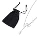 MAIDIEN Women Simple Silver Tree leaf Pearl Pendant Tassel Alloy Short Necklace