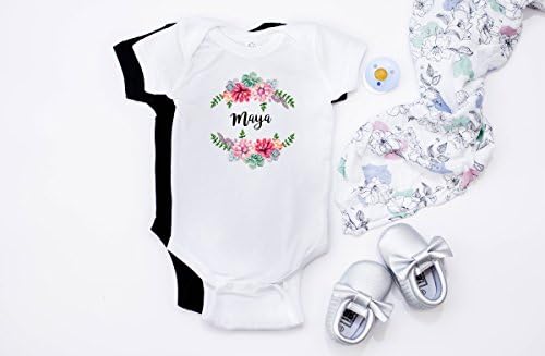 Personalized Succulant Baby Bodysuit - Baby Apparel - Baby Clothes - Baby Shirts - Baby Shower Gift - Baby Gift - Baby Girl Clothes