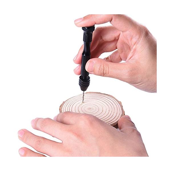 Trapano Manuale Mini Con 25 Punte HSS | Diametri 0.5-3.0 Mm | Mandrino 0.3-3.6 Mm | Per Legno, Plastica, Gomma | Ideale Per Fai Da Te E Hobby - Foto 6