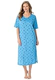 Dreams & Co. Women's Plus Size Long Tag-Free Sleepshirt