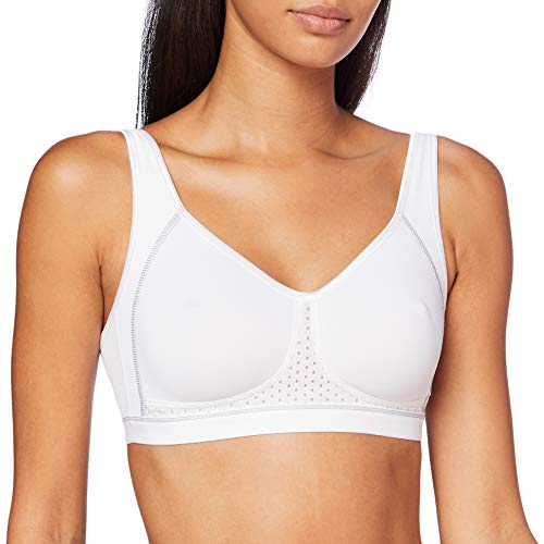 Susa Damen Sport-BH Ohne Bügel 7316 Soutien-Gorge, Blanc (003), 85D Femme