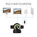 LANMU Charger for Samsung Gear Sport,Charging Dock Cradle Charger for Samsung Gear Sport Smartwatch (Black)