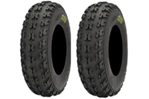 POWERSPORTS BUNDLE Pair of ITP Holeshot HD ATV Tires Front 22x7-10 (2)