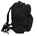 Men's Large Black Expandable Tactical Molle Hydration-Ready Backpack Daypack Bag