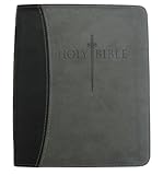 KJVER Sword Study Bible Personal Size Large Print Black Grey Ultrasoft: King James Version Easy Read