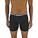 adidas Men's Athletic Stretch Boxer Brief Underwear (2-Pack), Black/Black Black/Black, MEDIUM