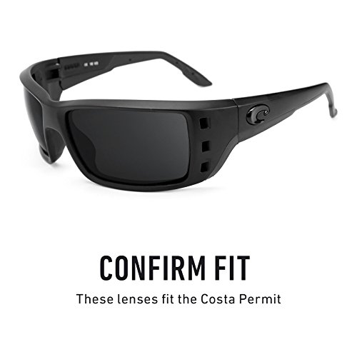 Revant Replacement Lenses for Costa Permit Polarized Elite Rogue Green MirrorShield