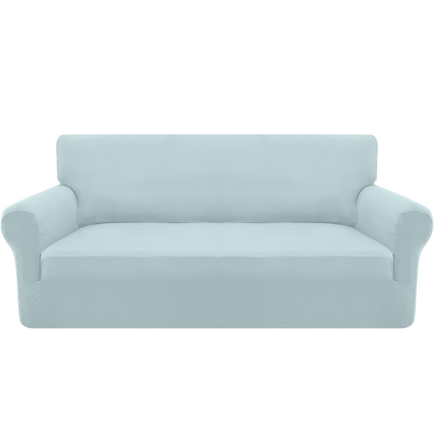 Granbest Stretch Sofa Cover 3 Seater Super Soft Spandex Sofa Slipcover for Dogs Pet Couch Cover Furniture Protector with Elastic Bottom(3 Seater,Azure Blue)