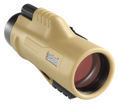 Bushnell Legend Ultra HD Monocular with Mil-Hash Reticle, 10 x 42-mm, Tan