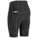 Louis Garneau Men's Fit Sensor 2 Padded, Breathable, Compression Bike Shorts, Black
