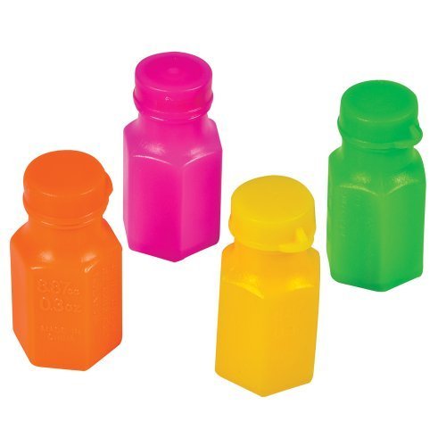 Neon Birthday Bubbles 48 Piece