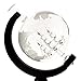 Large Etched Globe Whiskey Decanter with Glass Ship - 30oz (850ml) for Scotch, Bourbon, Rum, Liquor, Wine