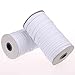 COTOWIN 1/2-inch White Braided Polyester Elastic Roll (50 Yards)
