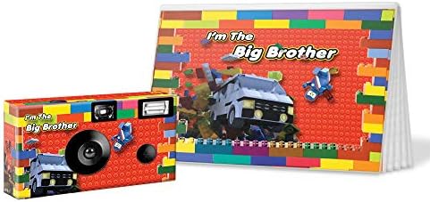 I’m The Big Brother Camera and Photo Album Set – Lego Blocks (PK702)