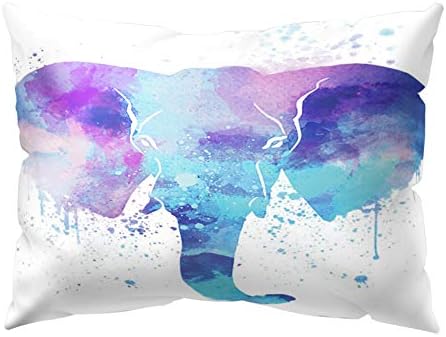 meiyuan Colorful Elephant Throw Pillow Case Sofa Bed Cushion Cover Home Car Cafe Decor 16#