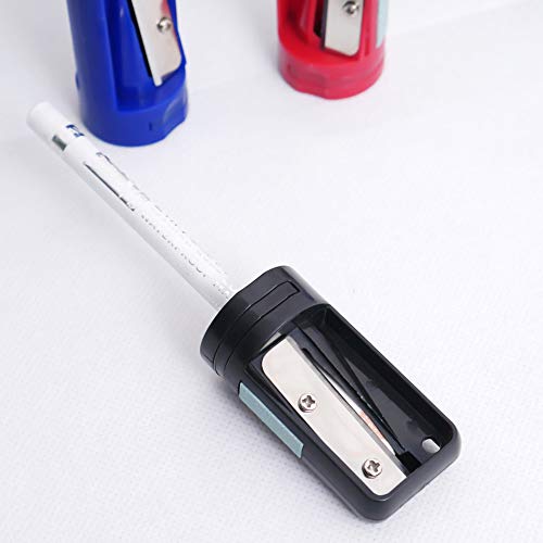 WSERE 6 Pieces Carpenter Pencil Sharpener Manual Portable Woodwork Pencil Cutter