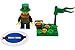 LEGO St Patrick's Day Leprechaun & Pot of Gold Toy - Custom Saint Patty's Irish Minifigure
