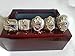 PATRIOTS 5PC OFFICIAL DESIGN SUPER BOWL REPLICA RING SET SIZE 11 W/BOX
