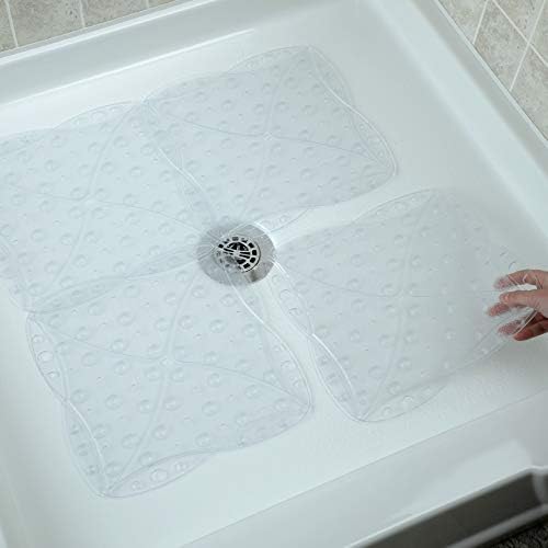 SlipX Solutions Versatile Expandable Bath & Shower Safety Mat System with Microban Protection