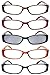 Eye-Max Four and Five Pack Men and Woman's Reading Glasses, Includes Sunglass Reader, Spring Hinged Reading Glasses in All Powers, Free Screwdriver and Microfiber Pouches for Cleaning, Storage, and Protection