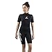 Seavenger Navigator 3mm Shorty | Short Sleeve Wetsuit for Men and Women | Surfing, Snorkeling, Scuba Diving (Scuba Black, Men's 2X-Large)