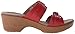 Dansko Women's Jessie Wedge Sandal, Red Full Grain, 39 EU/8.5-9 M US
