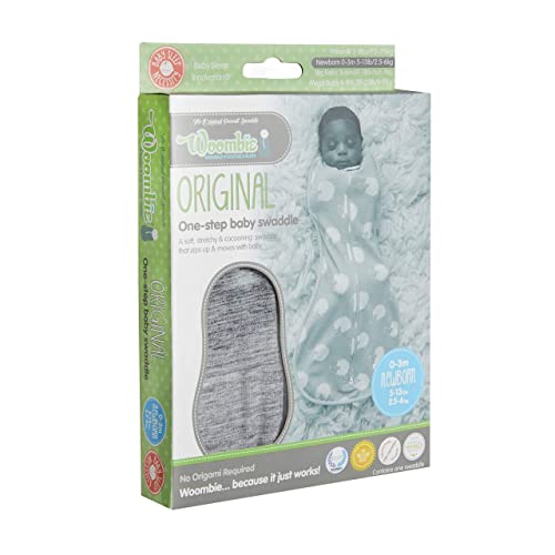 Woombie Original Baby Swaddling Blanket Soothing, Cotton Baby Swaddle