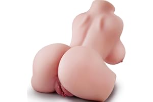 Goyha Sex Doll Male Masturbator with Realistic Boobs Vagina and Anal, Goyha 3 in 1 Torso Masturbator Love Doll Pocket Pussy w