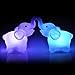 Dirance Elephant Shape 7 Color Changing LED Night Light Desk Lamp Wedding Party Bedroom Home Decor Gift for Girls